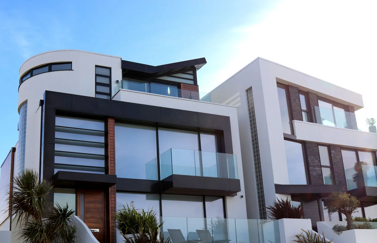 Illustrative photograph of contemporary residential architecture